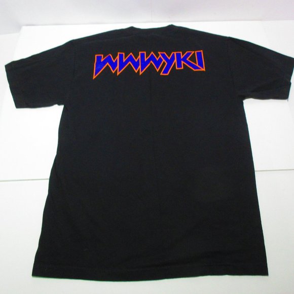 Zack Ryder WWWYK Men's Short Sleeve T-Shirt, Size M Black Lady Libery - Picture 3 of 3